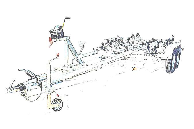 Прицепы для лодок ПВХ (рисунок)